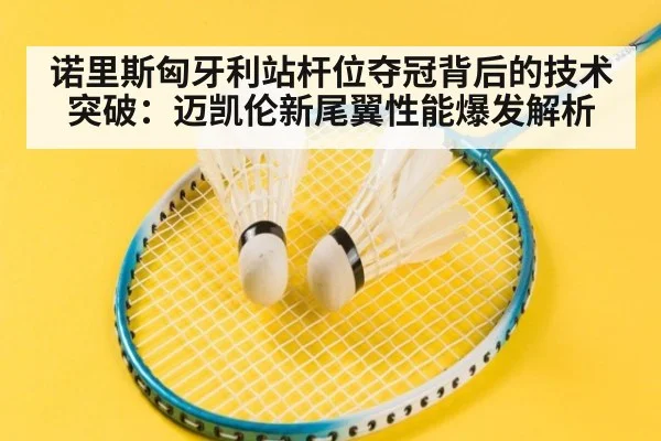 诺里斯匈牙利站杆位夺冠背后的技术突破：迈凯伦新尾翼性能爆发解析